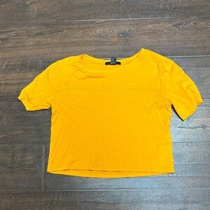 Forever 21 Vibrant Yellow Short Sleeve Tee